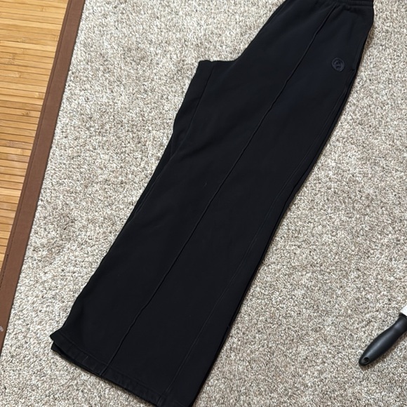 Pink By Victoria Secret Black Wide Leg Jogger - Picture 3 of 5